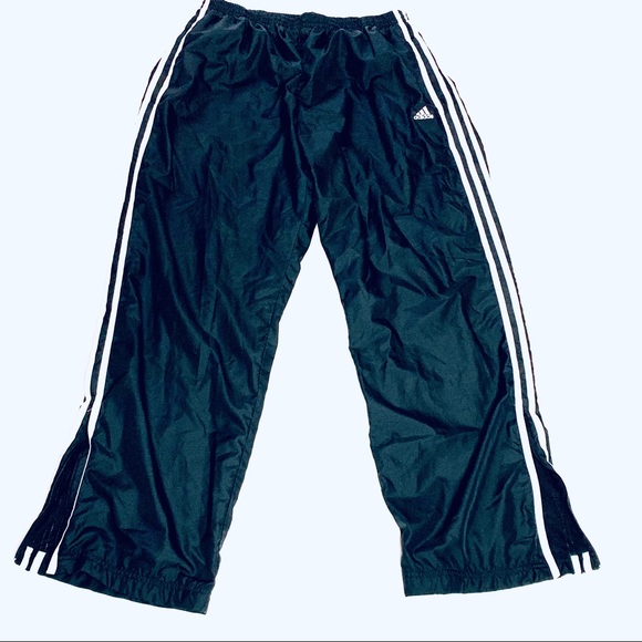 adidas Other - Mens Adidas Black/White Stripe Pant-XL